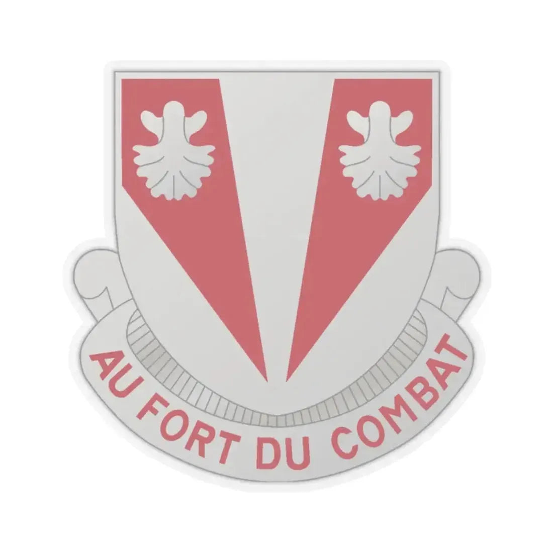 489 Engineer Battalion (U.S. Army) STICKER Vinyl Kiss-Cut Decal 2 Inch Transparent - The Sticker Space