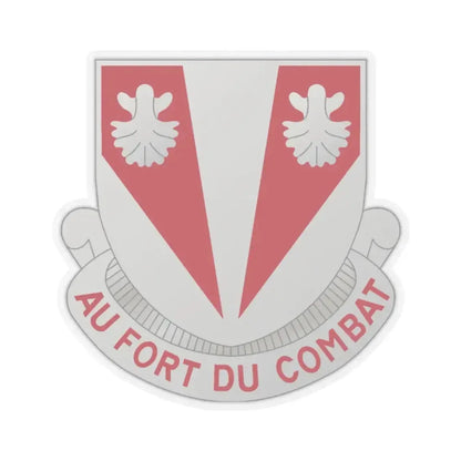 489 Engineer Battalion (U.S. Army) STICKER Vinyl Kiss-Cut Decal 2 Inch Transparent - The Sticker Space