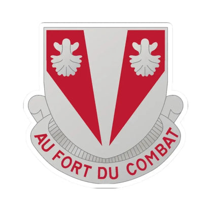 489 Engineer Battalion (U.S. Army) STICKER Vinyl Kiss-Cut Decal 2 Inch White - The Sticker Space