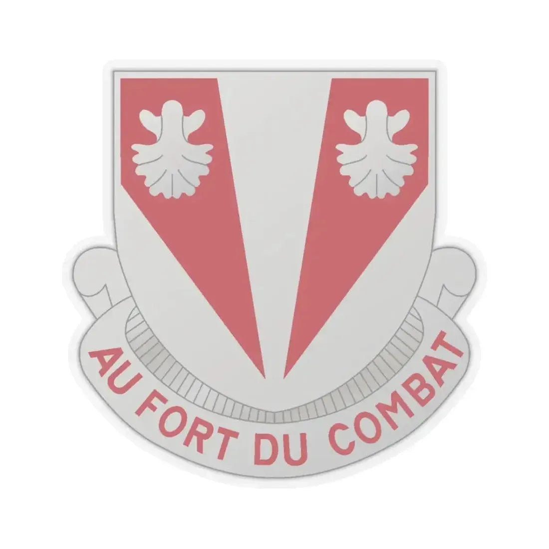 489 Engineer Battalion (U.S. Army) STICKER Vinyl Kiss-Cut Decal 3 Inch Transparent - The Sticker Space