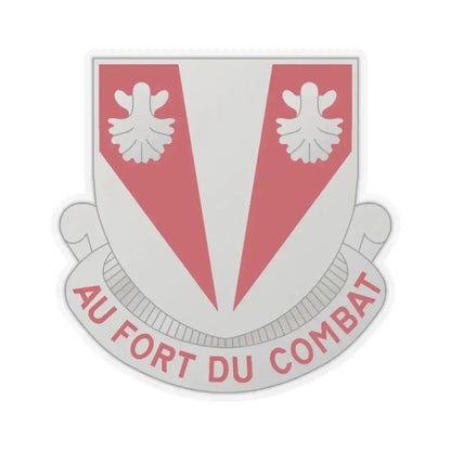 489 Engineer Battalion (U.S. Army) STICKER Vinyl Kiss-Cut Decal 3 Inch Transparent - The Sticker Space