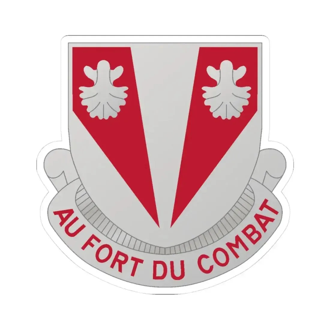 489 Engineer Battalion (U.S. Army) STICKER Vinyl Kiss-Cut Decal 3 Inch White - The Sticker Space