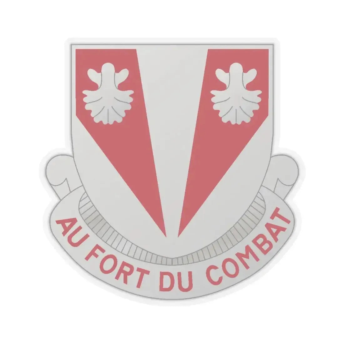 489 Engineer Battalion (U.S. Army) STICKER Vinyl Kiss-Cut Decal 4 Inch Transparent - The Sticker Space