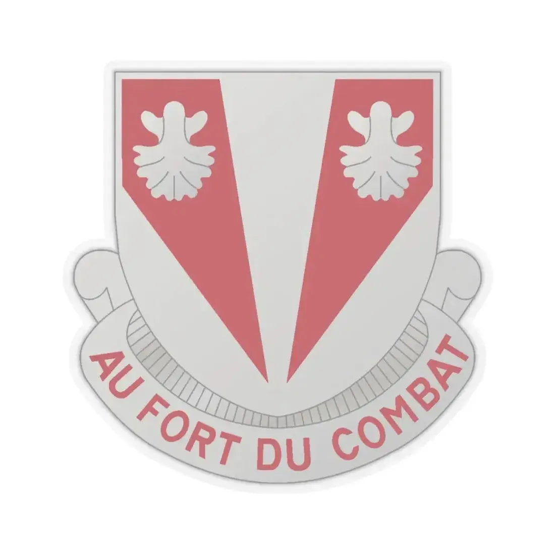 489 Engineer Battalion (U.S. Army) STICKER Vinyl Kiss-Cut Decal 6 Inch Transparent - The Sticker Space