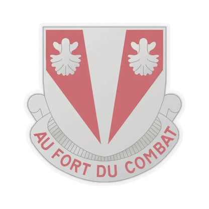 489 Engineer Battalion (U.S. Army) STICKER Vinyl Kiss-Cut Decal 6 Inch Transparent - The Sticker Space