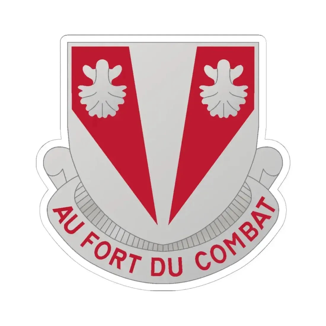 489 Engineer Battalion (U.S. Army) STICKER Vinyl Kiss-Cut Decal 6 Inch White - The Sticker Space