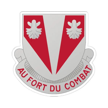 489 Engineer Battalion (U.S. Army) STICKER Vinyl Kiss-Cut Decal 6 Inch White - The Sticker Space