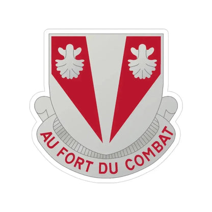 489 Engineer Battalion (U.S. Army) Transparent STICKER Die-Cut Vinyl Decal 3 Inch - The Sticker Space