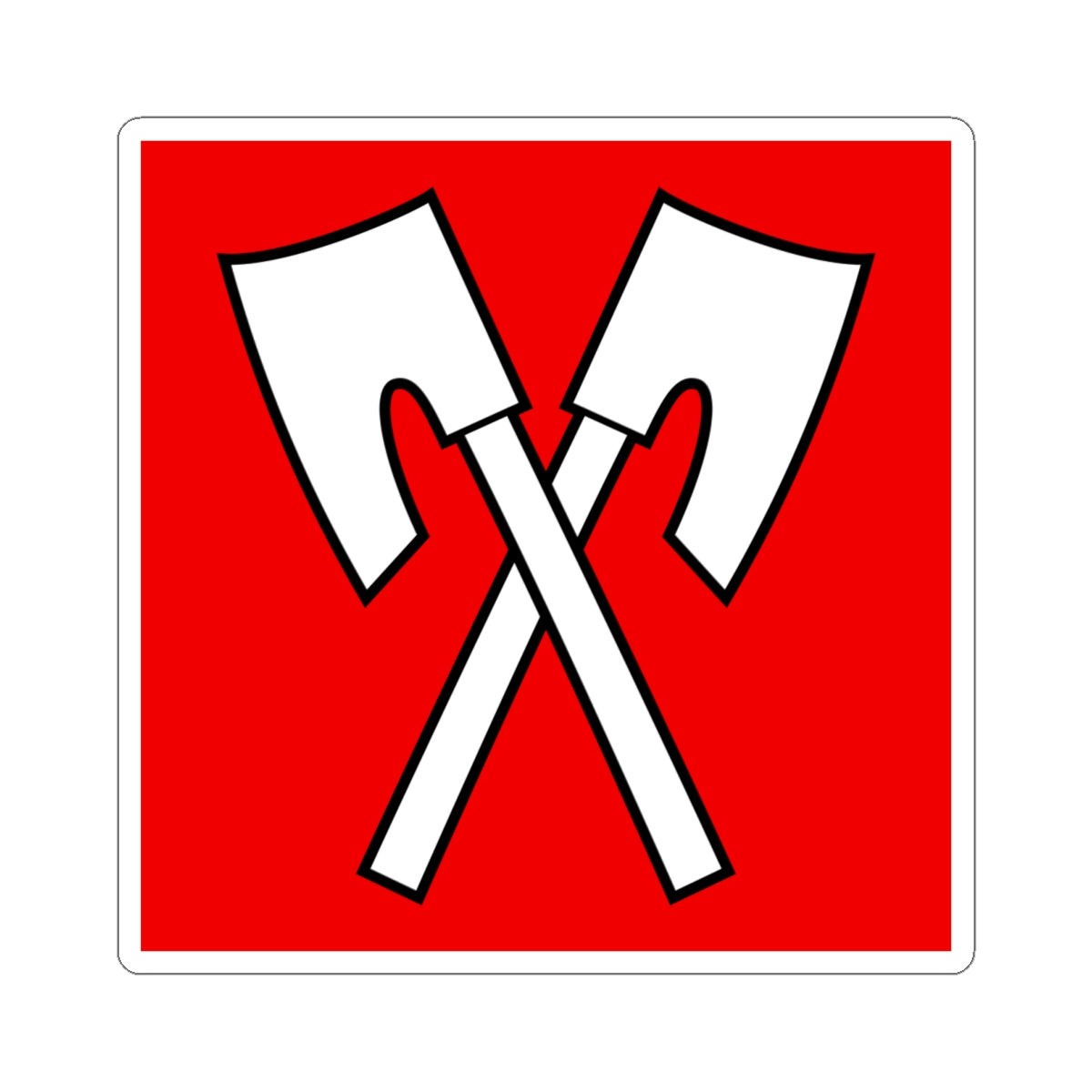 CHE Biel Flag (Switzerland) STICKER Vinyl Kiss-Cut Decal