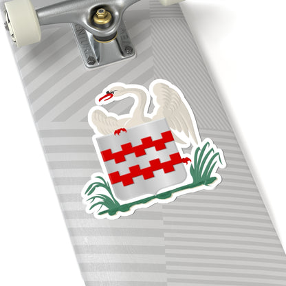 Arkel wapen (Netherlands) (Coat of Arms) STICKER Vinyl Kiss-Cut Decal