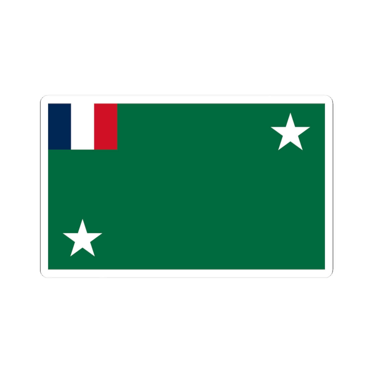 Flag of Togo 1957-1958 (France) STICKER Vinyl Kiss-Cut Decal