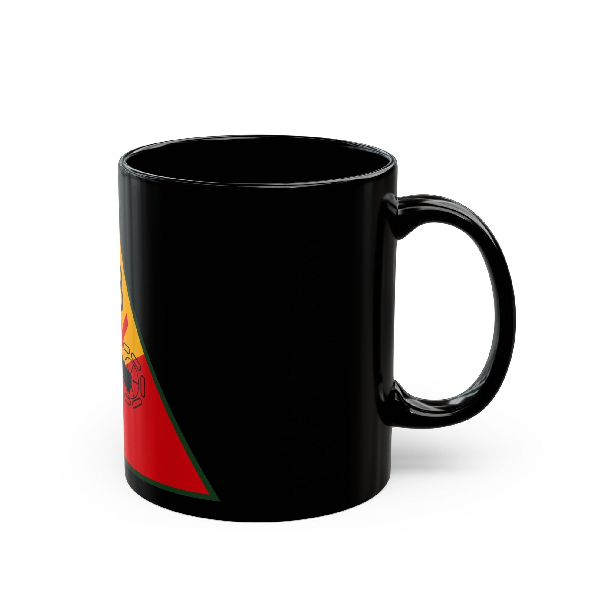 48th Armored Division (U.S. Army) Black Coffee Mug-The Sticker Space