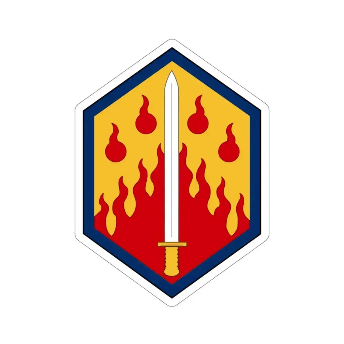 48th Chemical Brigade (U.S. Army) STICKER Vinyl Die-Cut Decal 3 Inch - The Sticker Space