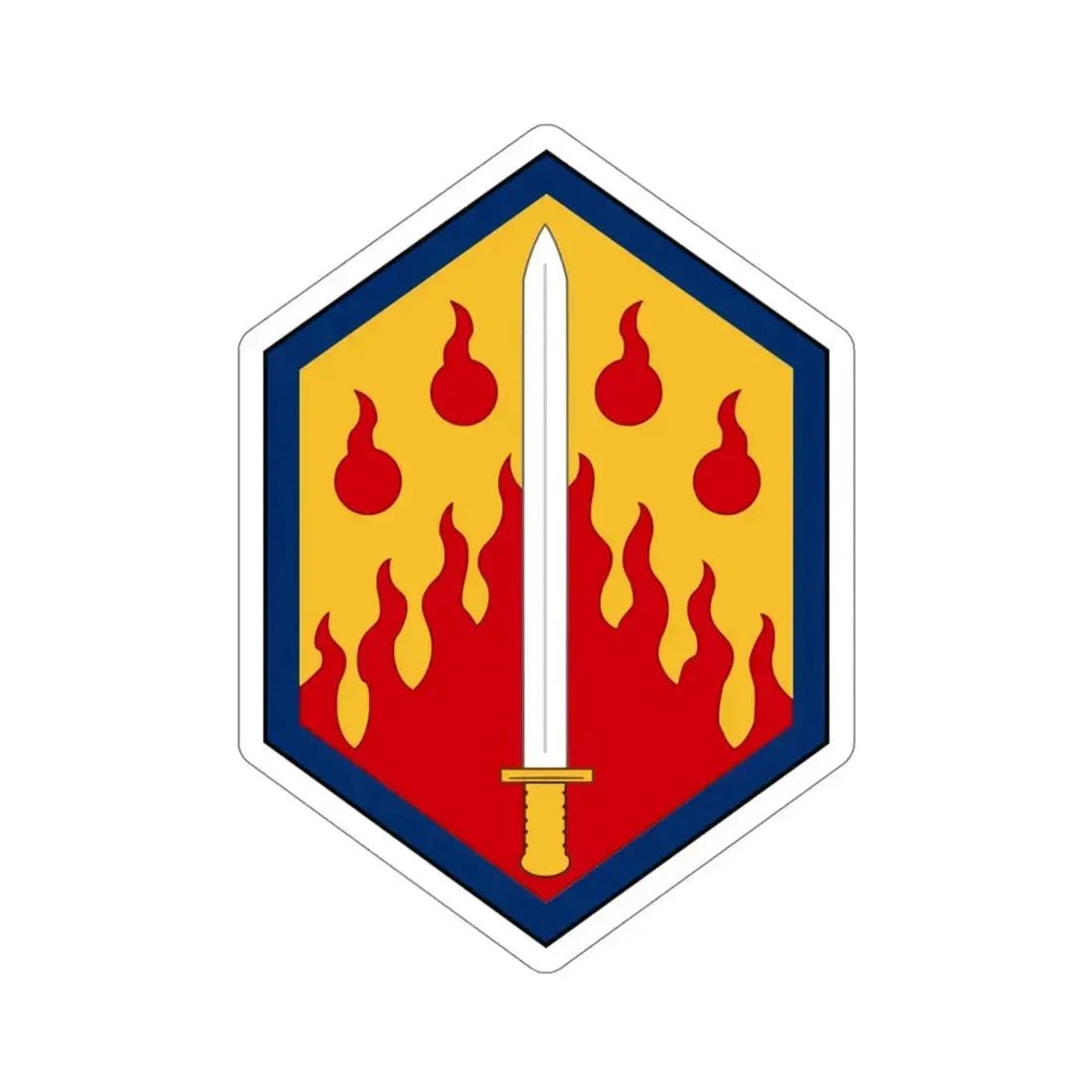48th Chemical Brigade (U.S. Army) STICKER Vinyl Die-Cut Decal 4 Inch - The Sticker Space
