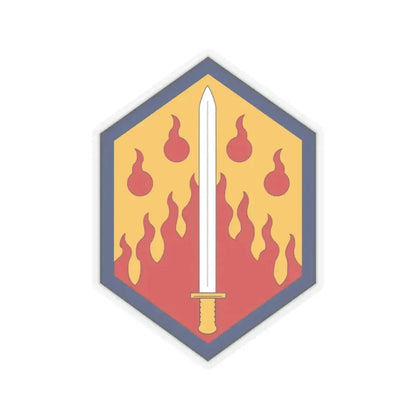 48th Chemical Brigade (U.S. Army) STICKER Vinyl Kiss-Cut Decal 3 Inch Transparent - The Sticker Space