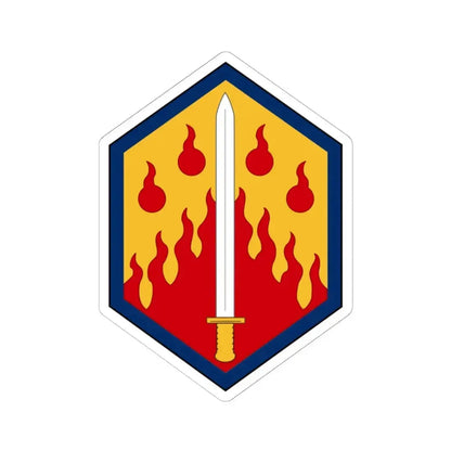 48th Chemical Brigade (U.S. Army) STICKER Vinyl Kiss-Cut Decal 6 Inch White - The Sticker Space