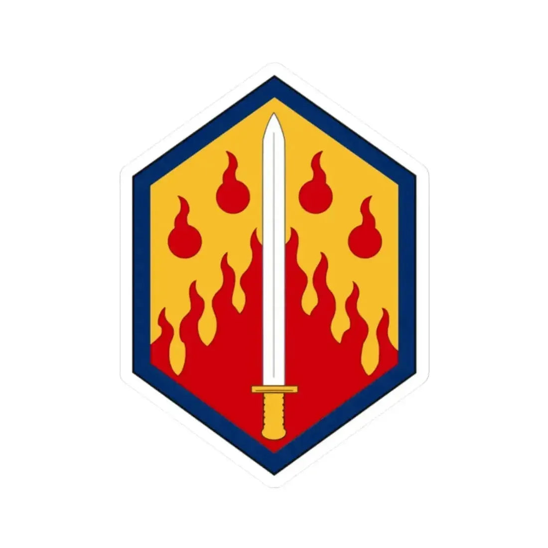48th Chemical Brigade (U.S. Army) STICKER Vinyl Kiss-Cut Decal - The Sticker Space