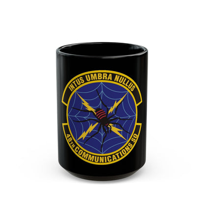 48th Communications Squadron (U.S. Air Force) Black Coffee Mug-15oz-The Sticker Space