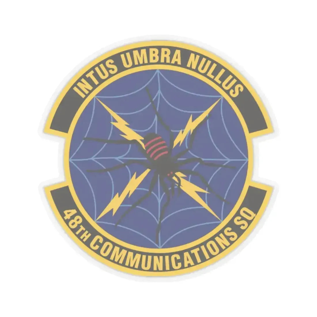 48th Communications Squadron (U.S. Air Force) STICKER Vinyl Kiss-Cut Decal 2 Inch Transparent - The Sticker Space