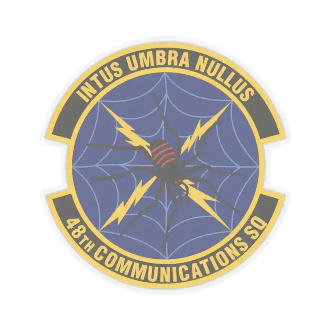 48th Communications Squadron (U.S. Air Force) STICKER Vinyl Kiss-Cut Decal 6 Inch Transparent - The Sticker Space