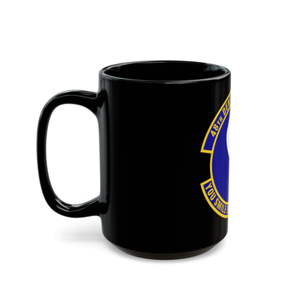 48th Dental Squadron (U.S. Air Force) Black Coffee Mug-The Sticker Space