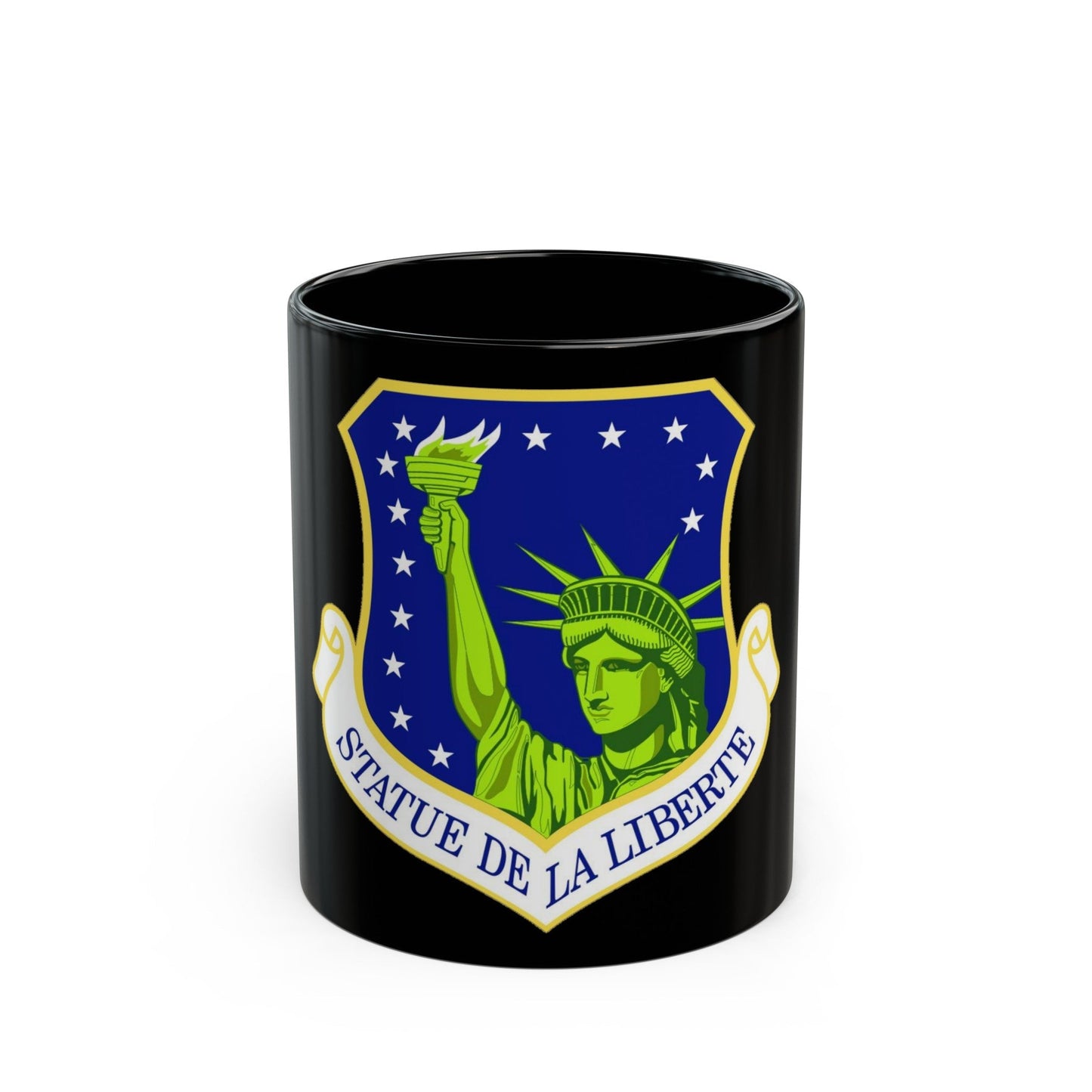 48th Fighter Wing (U.S. Air Force) Black Coffee Mug-11oz-The Sticker Space