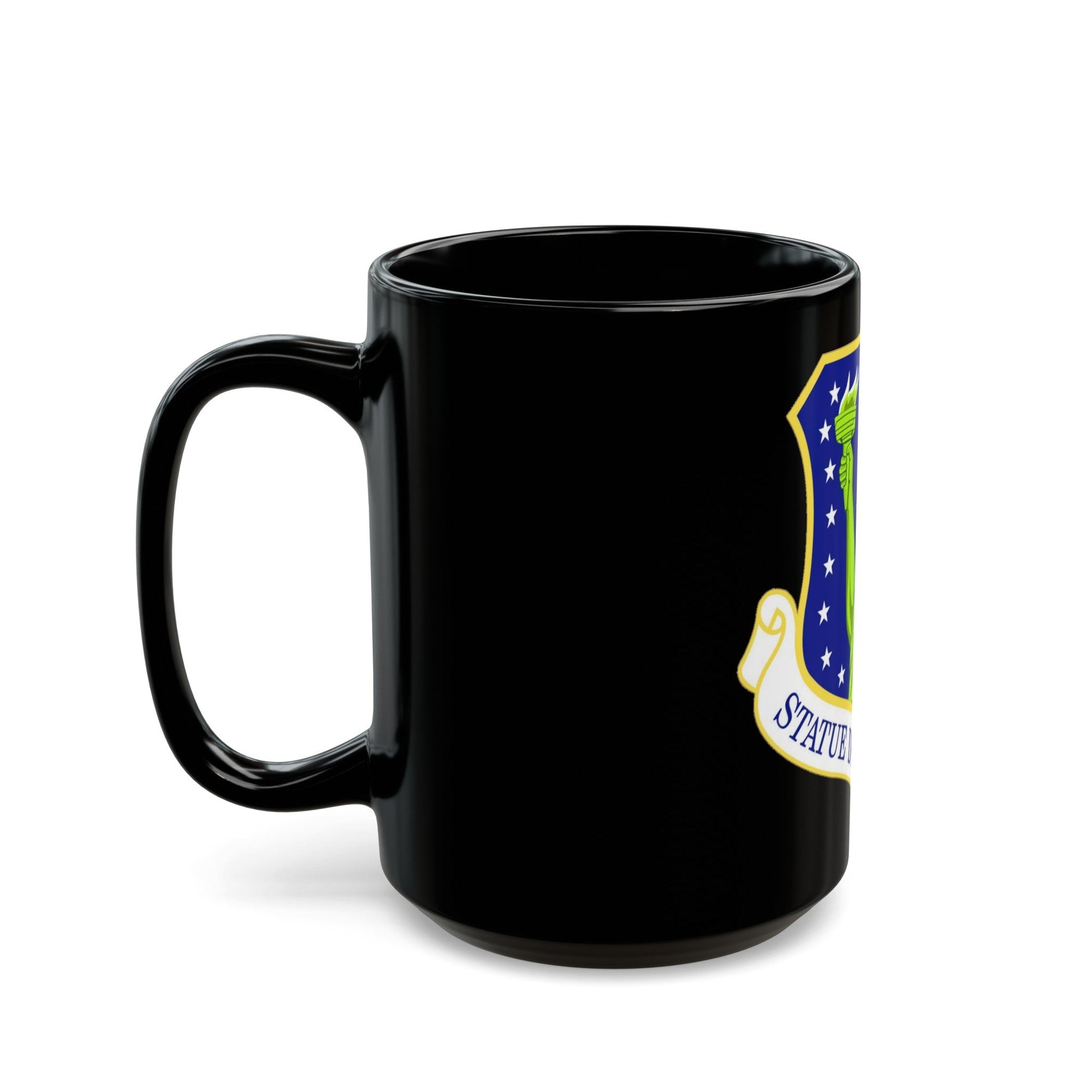 48th Fighter Wing (U.S. Air Force) Black Coffee Mug-The Sticker Space