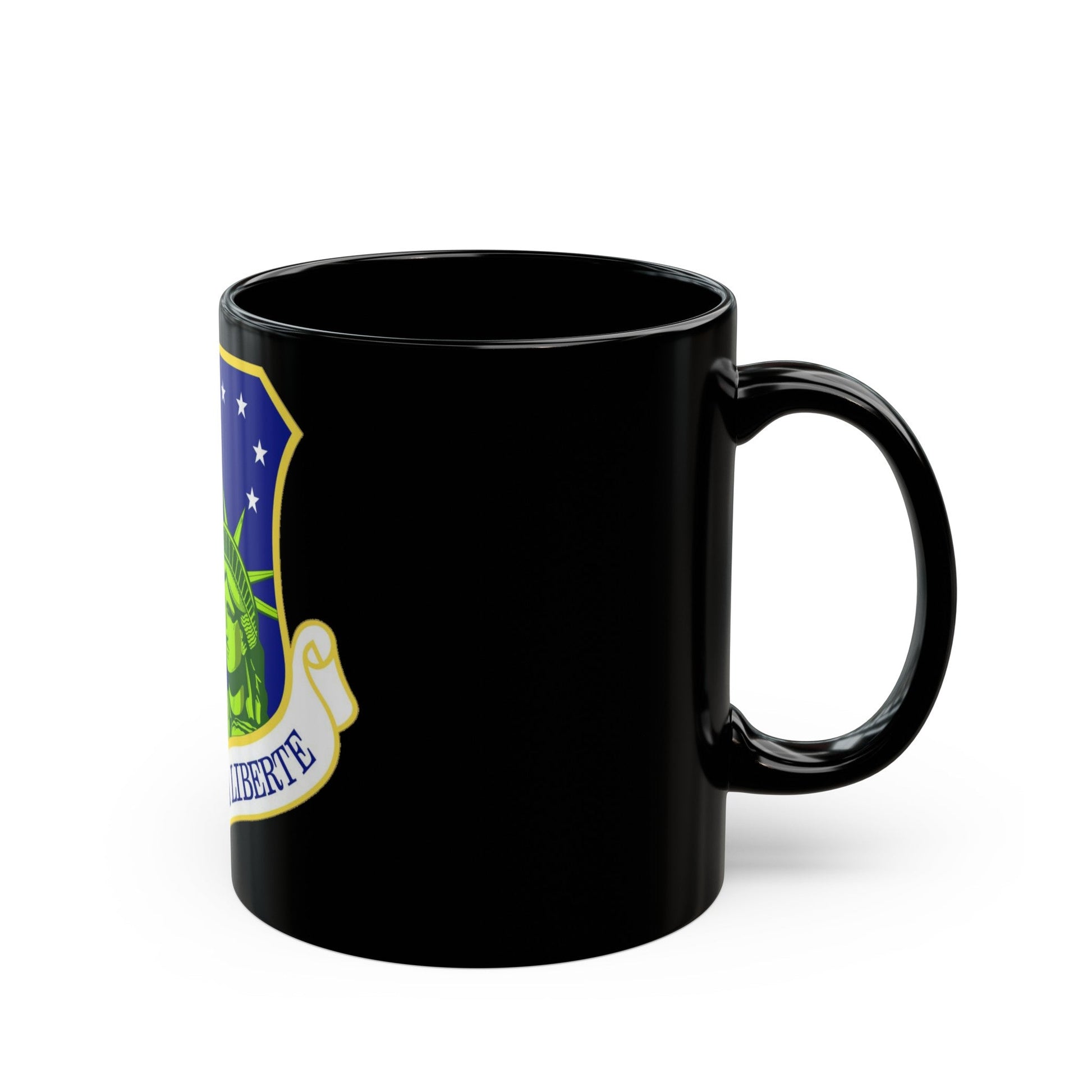 48th Fighter Wing (U.S. Air Force) Black Coffee Mug-The Sticker Space