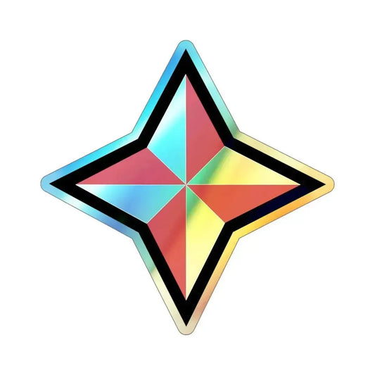 48TH INFANTRY DIVISION (U.S. Army) Holographic STICKER Die-Cut Vinyl Decal 6 Inch Holographic - The Sticker Space