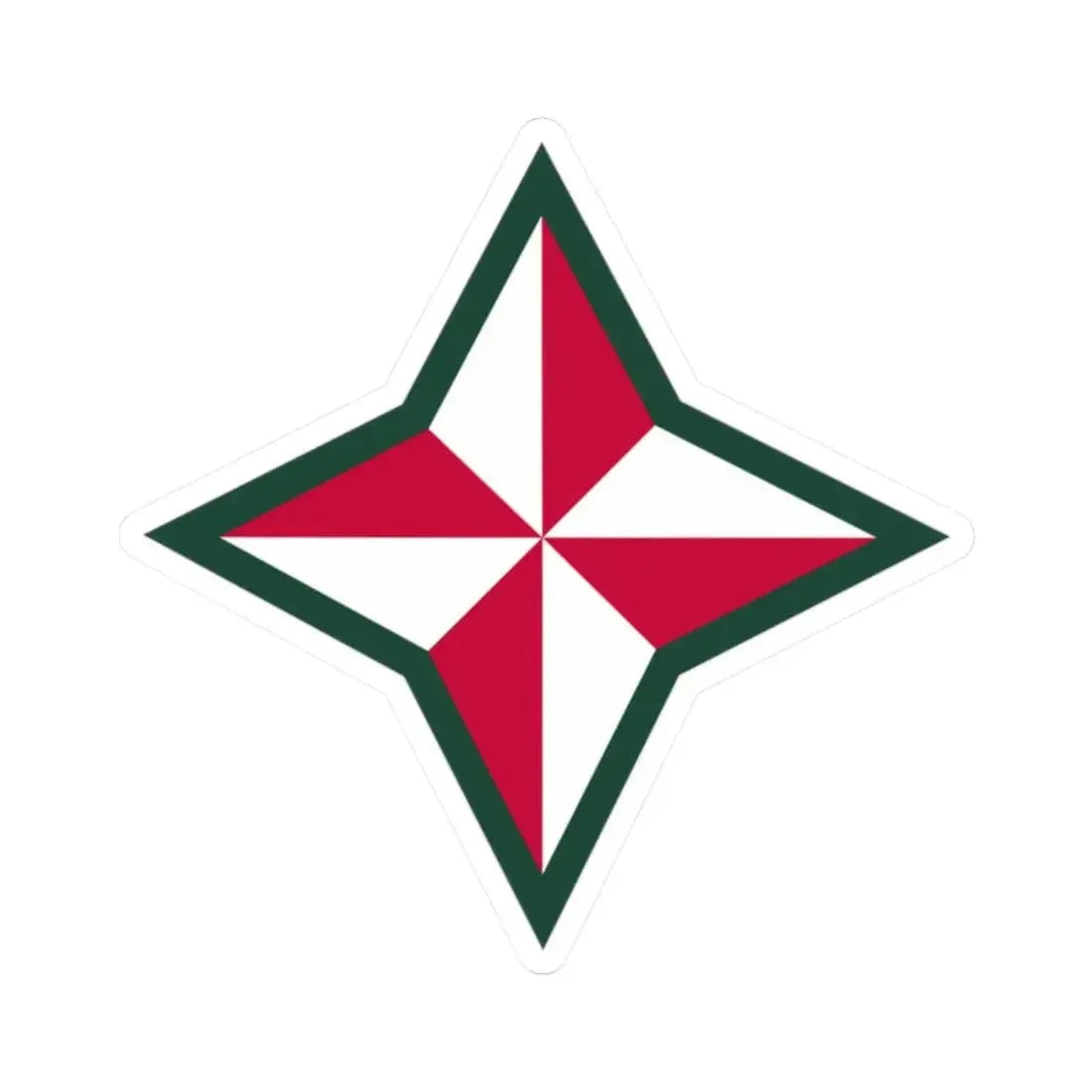 48TH INFANTRY DIVISION (U.S. Army) STICKER Vinyl Kiss-Cut Decal 2 Inch White - The Sticker Space