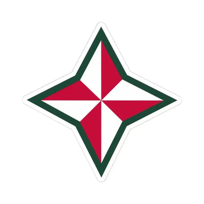 48TH INFANTRY DIVISION (U.S. Army) STICKER Vinyl Kiss-Cut Decal 4 Inch White - The Sticker Space