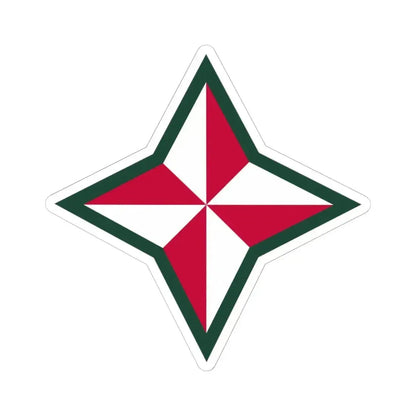 48TH INFANTRY DIVISION (U.S. Army) STICKER Vinyl Kiss-Cut Decal 6 Inch White - The Sticker Space