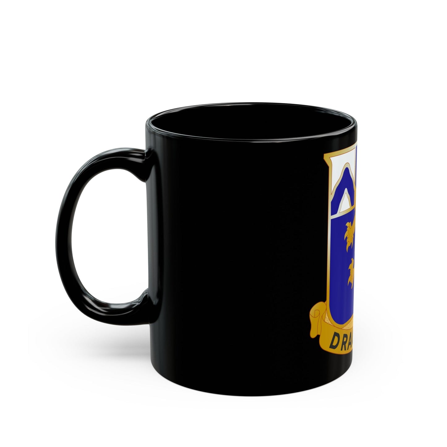 48th Infantry Regiment (U.S. Army) Black Coffee Mug-The Sticker Space