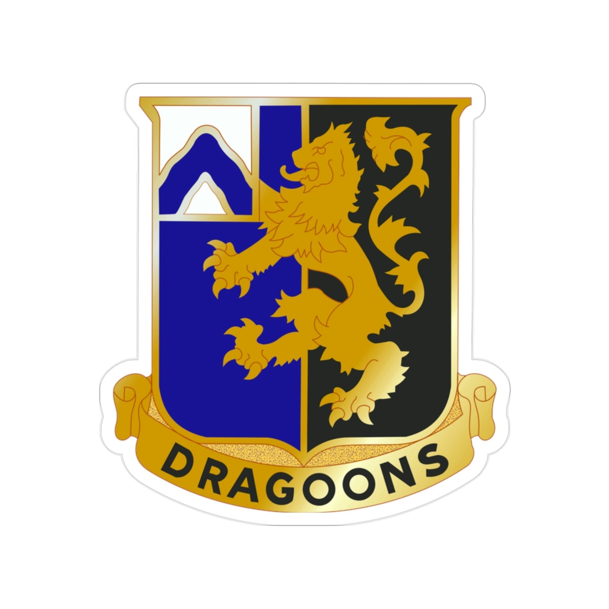 48th Infantry Regiment (U.S. Army) Transparent STICKER Die-Cut Vinyl Decal-2 Inch-The Sticker Space