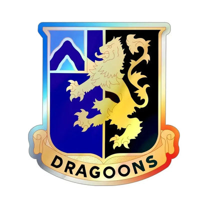 48th Infantry Regiment (U.S. Army) Holographic STICKER Die-Cut Vinyl Decal - The Sticker Space