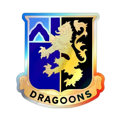 48th Infantry Regiment (U.S. Army) Holographic STICKER Die-Cut Vinyl Decal - The Sticker Space