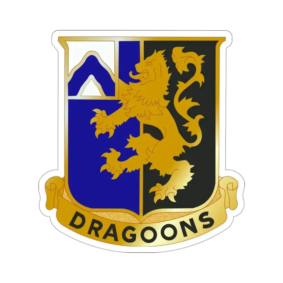 48th Infantry Regiment (U.S. Army) STICKER Vinyl Die-Cut Decal 3 Inch - The Sticker Space
