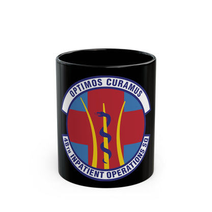 48th Inpatient Operations Squadron (U.S. Air Force) Black Coffee Mug-11oz-The Sticker Space
