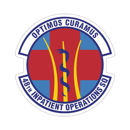 48th Inpatient Operations Squadron (U.S. Air Force) STICKER Vinyl Die-Cut Decal-3 Inch-The Sticker Space