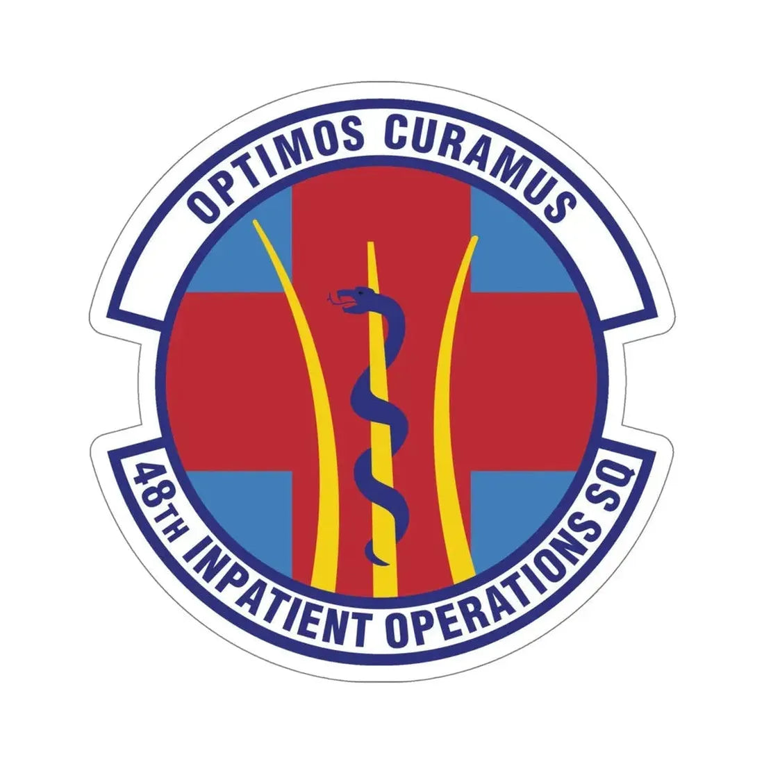 48th Inpatient Operations Squadron (U.S. Air Force) STICKER Vinyl Die-Cut Decal - The Sticker Space