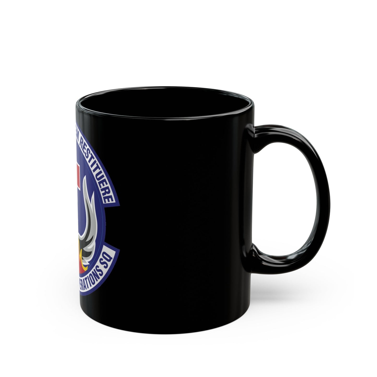 48th Surgical Operations Squadron (U.S. Air Force) Black Coffee Mug-The Sticker Space