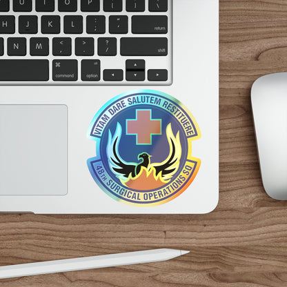 48th Surgical Operations Squadron (U.S. Air Force) Holographic STICKER Die-Cut Vinyl Decal-The Sticker Space