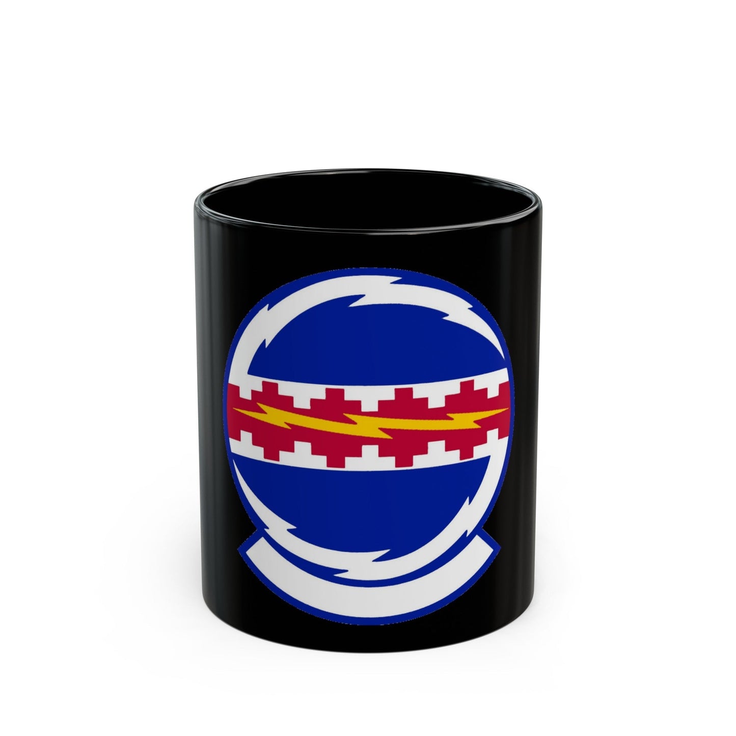 49 Communications Squadron ACC (U.S. Air Force) Black Coffee Mug-11oz-The Sticker Space