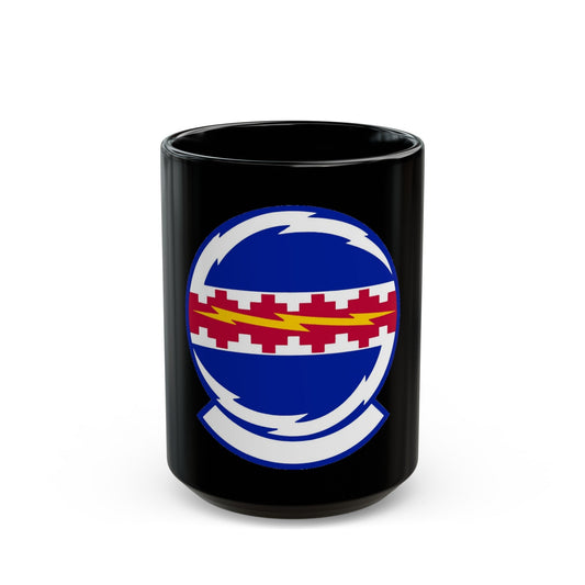 49 Communications Squadron ACC (U.S. Air Force) Black Coffee Mug-15oz-The Sticker Space