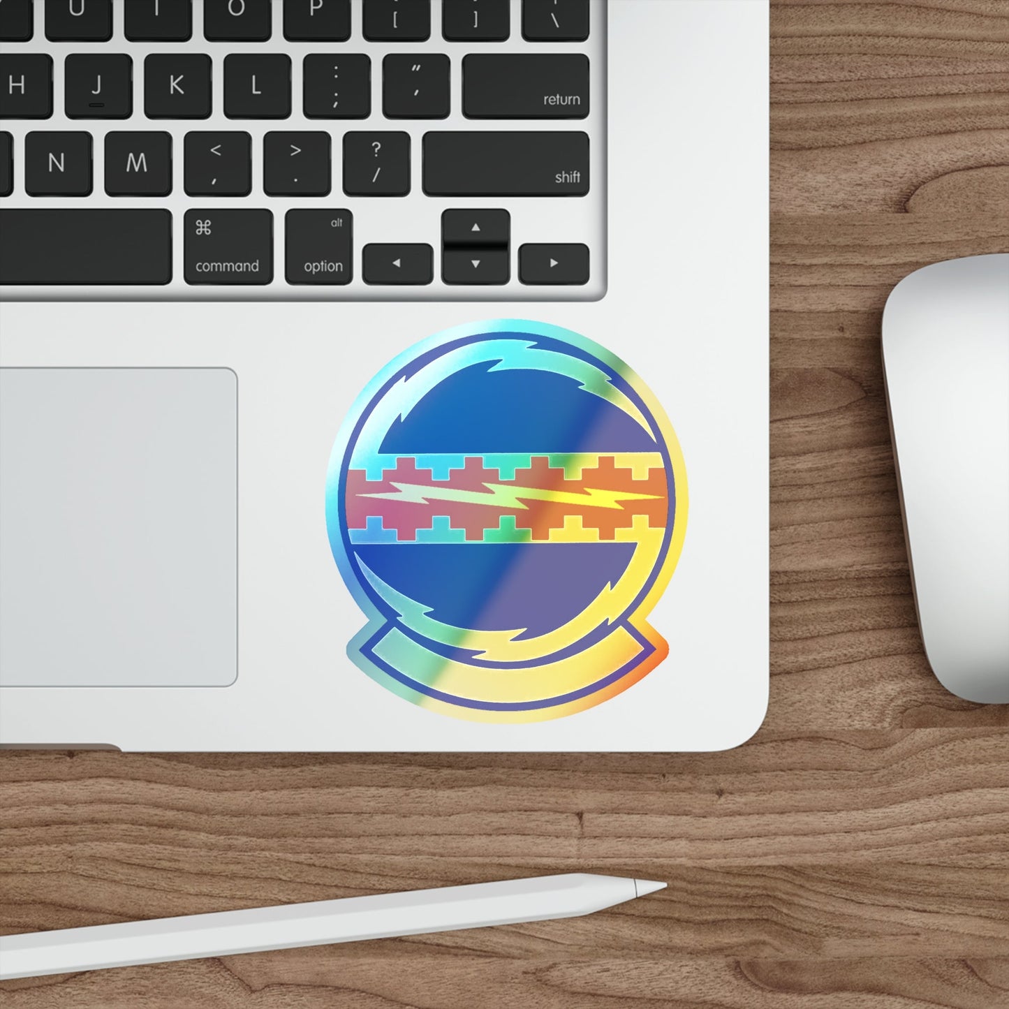 49 Communications Squadron ACC (U.S. Air Force) Holographic STICKER Die-Cut Vinyl Decal-The Sticker Space