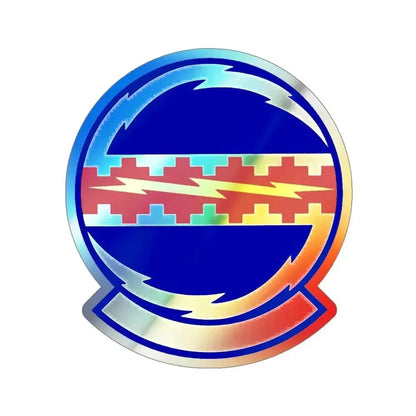 49 Communications Squadron ACC (U.S. Air Force) Holographic STICKER Die-Cut Vinyl Decal 4 Inch Holographic - The Sticker Space