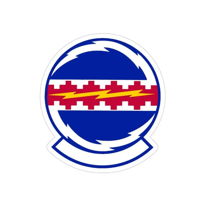49 Communications Squadron ACC (U.S. Air Force) REVERSE PRINT Transparent Die-Cut STICKER - The Sticker Space