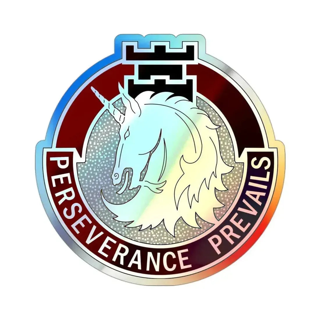 49 Medical Battalion (U.S. Army) Holographic STICKER Die-Cut Vinyl Decal 3 Inch Holographic - The Sticker Space