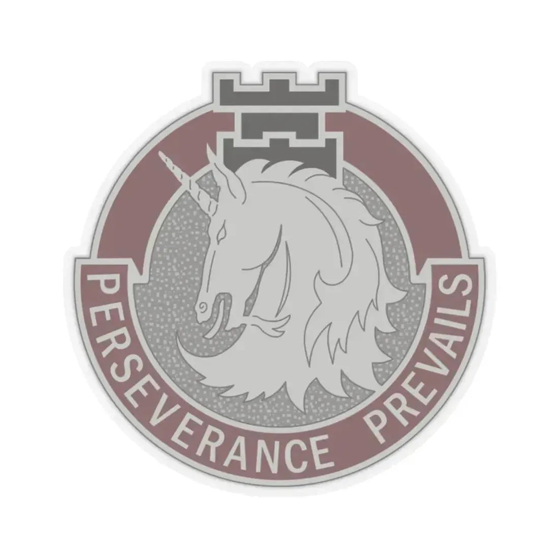 49 Medical Battalion (U.S. Army) STICKER Vinyl Kiss-Cut Decal 2 Inch Transparent - The Sticker Space