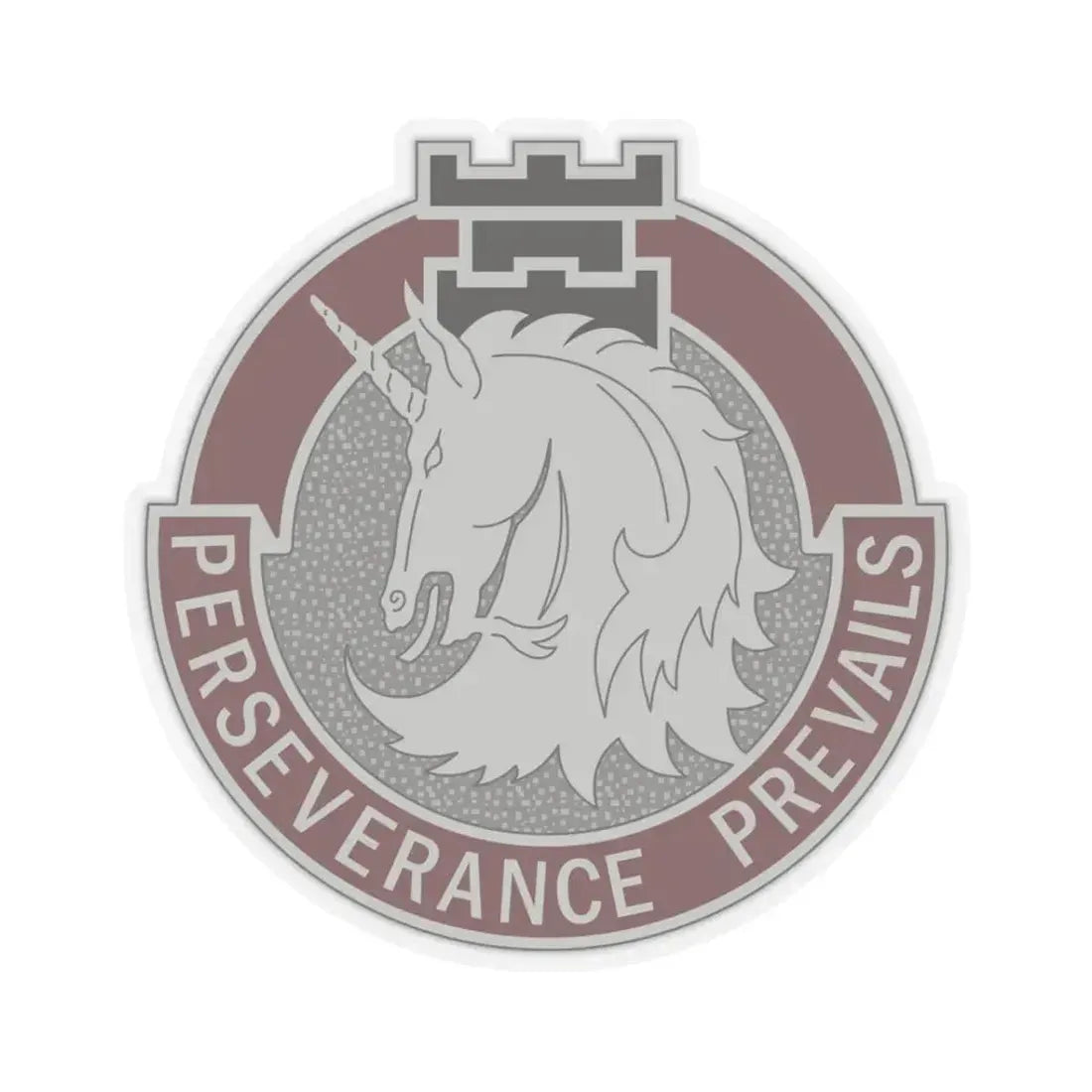 49 Medical Battalion (U.S. Army) STICKER Vinyl Kiss-Cut Decal 3 Inch Transparent - The Sticker Space